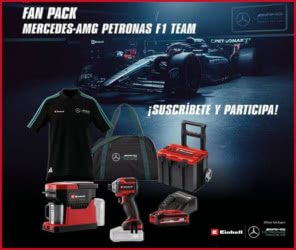 Sorteo Einhell Fan Pack Mercedes AMG F1