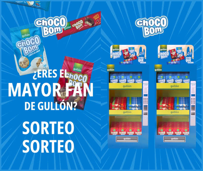 Sorteo Gullón Choco Bom Dos Máquinas Vending