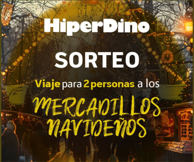 Sorteo Hiperdino Viaje Navidad