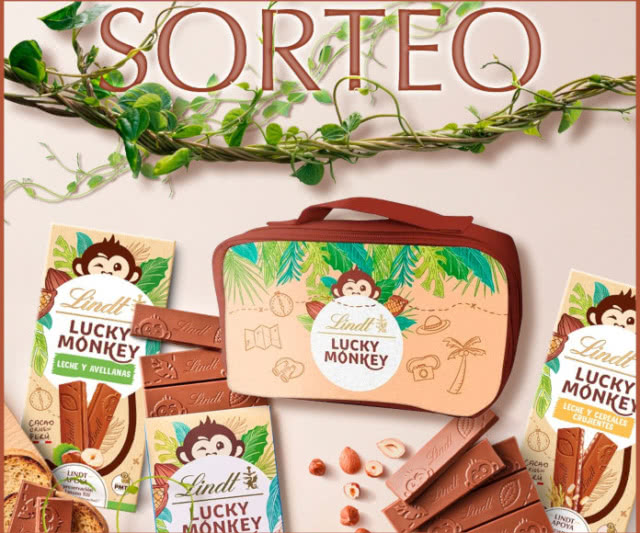 Sorteo Lindt Estuche Lucky Monkey