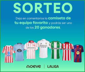 Sorteo Moeve Laliga 20 Camisetas Equipos