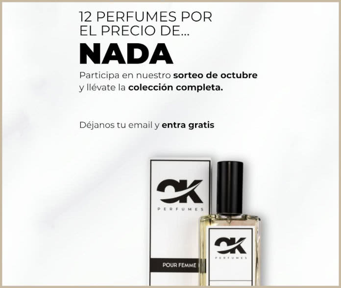 Sorteo Okperfumes 12 Perfumes