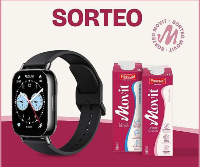 Sorteo Pascual Movit Smartwatch Pack Leche