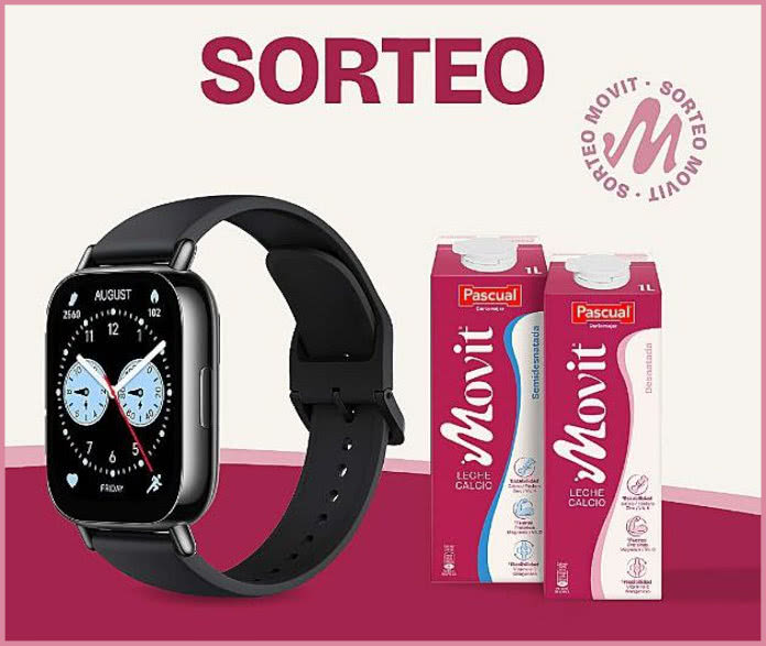 Sorteo Pascual Movit Smartwatch Pack Leche