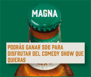 Sorteo Por Compra Cerveza Magna Comedy Shows