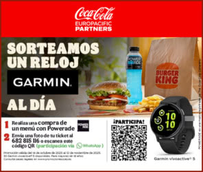 Sorteo Por Compra Coca Cola Burger King 30 Relojes Garmin