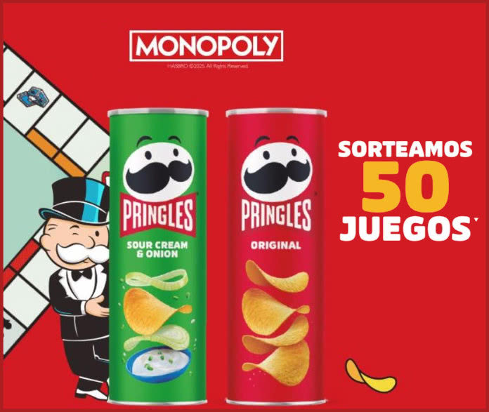 Sorteo Por Compra Pringles 50 Monopolys