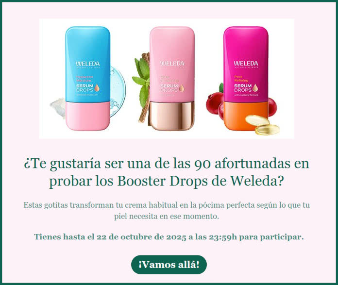 Tester Weleda 90 Booster Drops