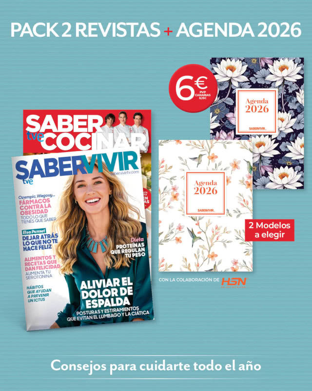 Avance Regalos Revistas Diciembre 2025 Saber Vivir