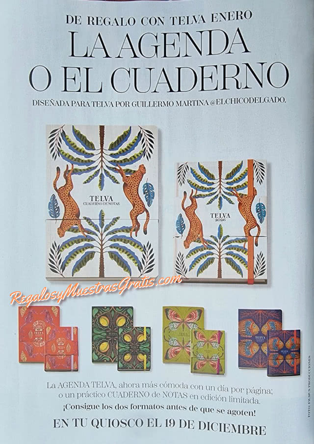 Avance Regalos Revistas Enero 2026 Telva