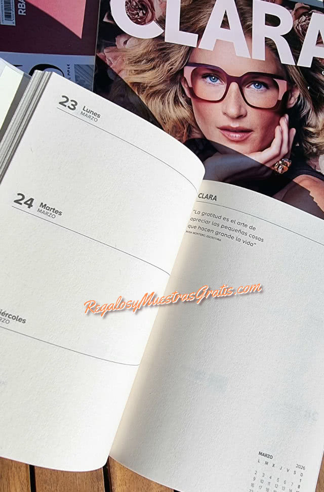 Regalos Revistas Diciembre 2025 Clara Agenda
