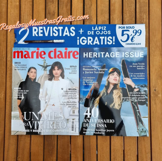 Regalos Revistas Diciembre 2025 Marie Claire