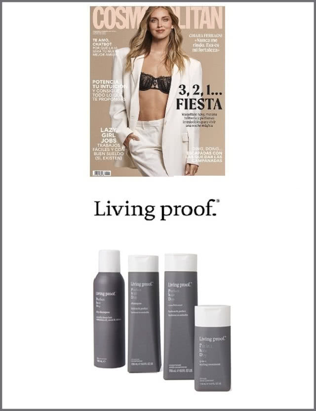 Regalos Suscripción Revistas Cosmopolitan Diciembre 2025 Living Proof