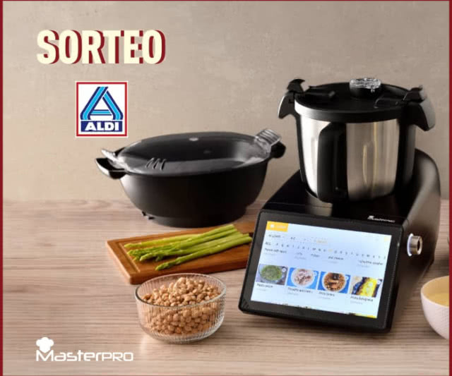 Sorteo Aldi 4 Robots Cocina Masterpro