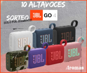 Sorteo Aromas JBL Go4 10 Altavoces