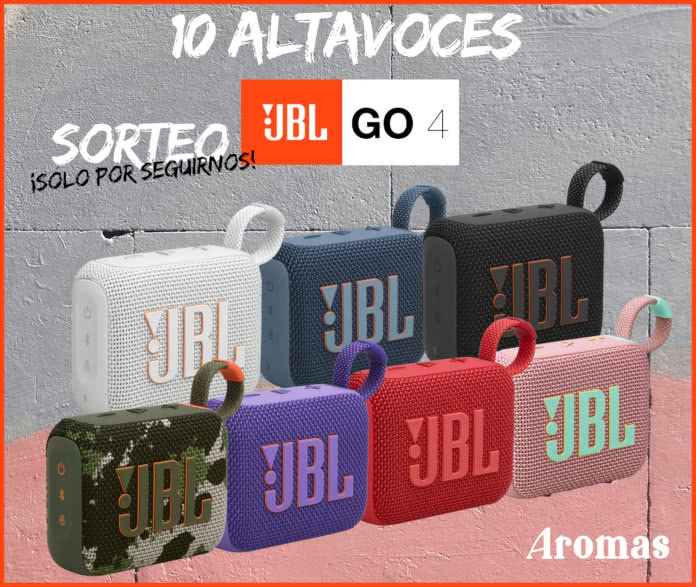 Sorteo Aromas JBL Go4 10 Altavoces
