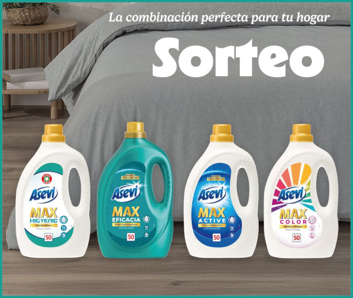 Sorteo Asevi 12 Meses Detergentes