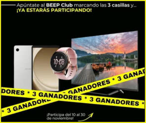 Sorteo Beep Informática 3 Ganadores