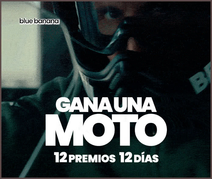 Sorteo Blue Banana 12 Dias 12 Premios Moto