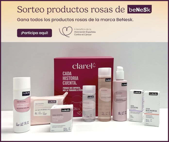 Sorteo Clarel Productos Rosas Benesk