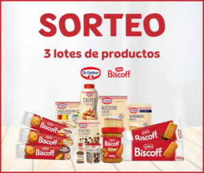 Sorteo Dr Oetker Biscoff 3 Lotes