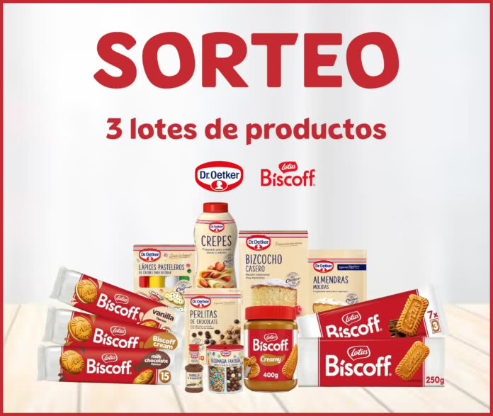 Sorteo Dr Oetker Biscoff 3 Lotes