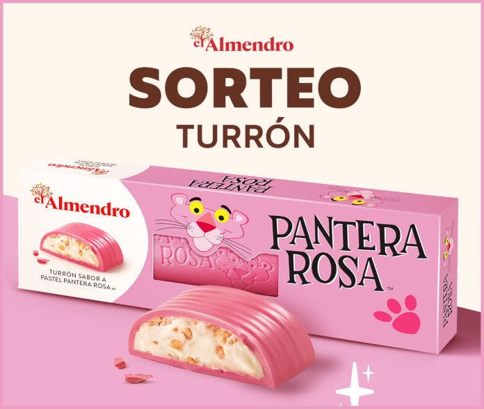 Sorteo El Almendro Turrones Pantera Rosa