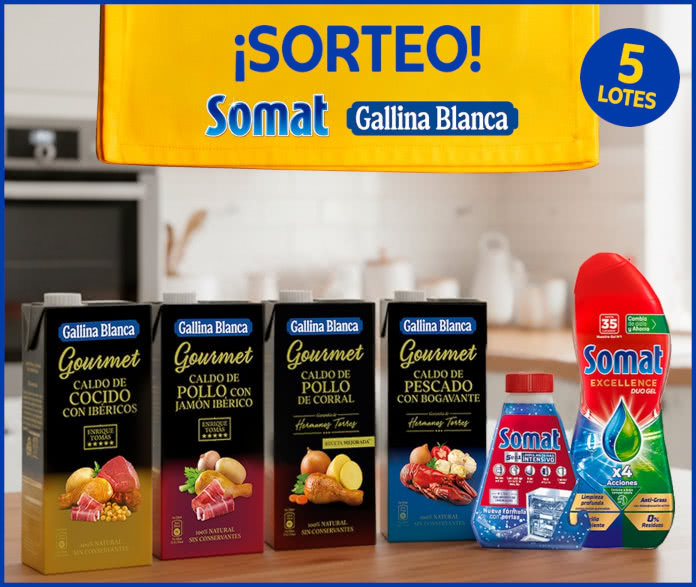 Sorteo Gallina Blanca Somat 5 Lotes