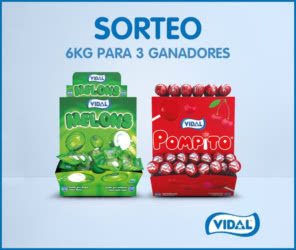 Sorteo Golosinal Vidal 6kg 3 Ganadores