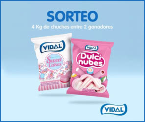 Sorteo Golosinas Vidal 4kg Chuches 2 Ganadores