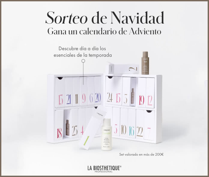 Sorteo La Biosthetique Calendario Adviento