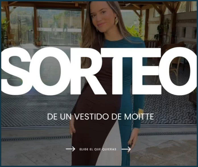 Sorteo Moitte Vestido
