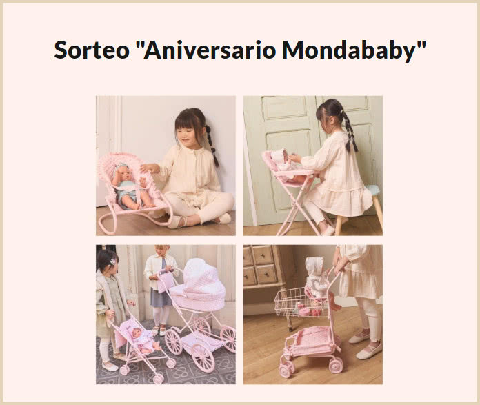 Sorteo Mondababy Set Juguetes