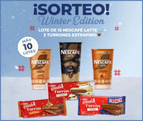Sorteo Nescafe Latte Chocolates Nestle 10 Lotes