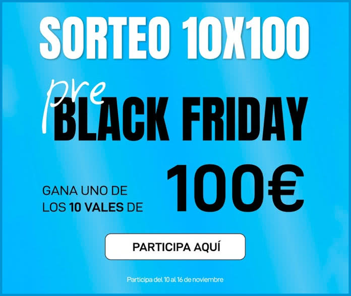 Sorteo Padelmarket 10 Vales 100