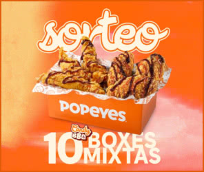 Sorteo Popeyes 10 Boxes Mixtas