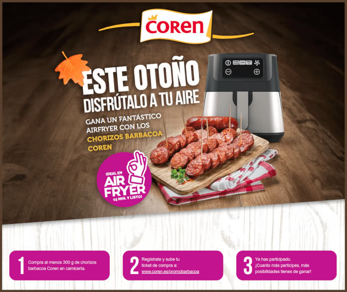 Sorteo Por Compra Coren Airfryer