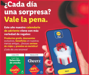 Sorteo Por Compra Lidl Calendario Adviento Ofertas Diarias