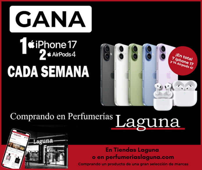 Sorteo Por Compra Perfumerias Laguna Iphones Airpods