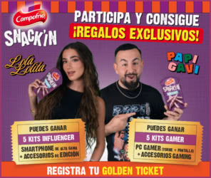 Sorteo Por Compra Snackin Golden Tickets
