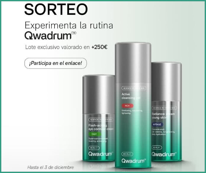 Sorteo Qwadrum 3 Lotes