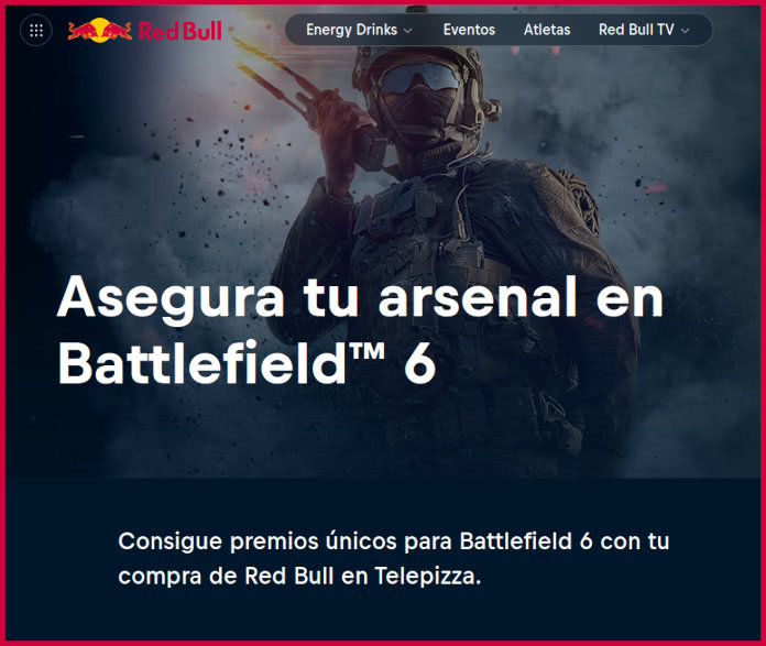 Sorteo Red Bull Battlefield 6