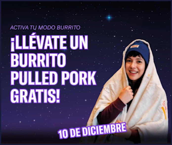 Gratis Taco Bell Burrito Gratis 10-12-2025