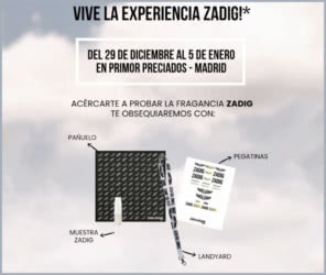 Regalos Primor Zadig Primor Preciados Madrid