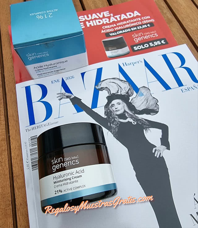 Regalos Revistas Enero 2026 Harpers Bazaar Skin Generics