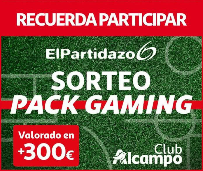 Sorteo Alcampo Pack Gaming 300e