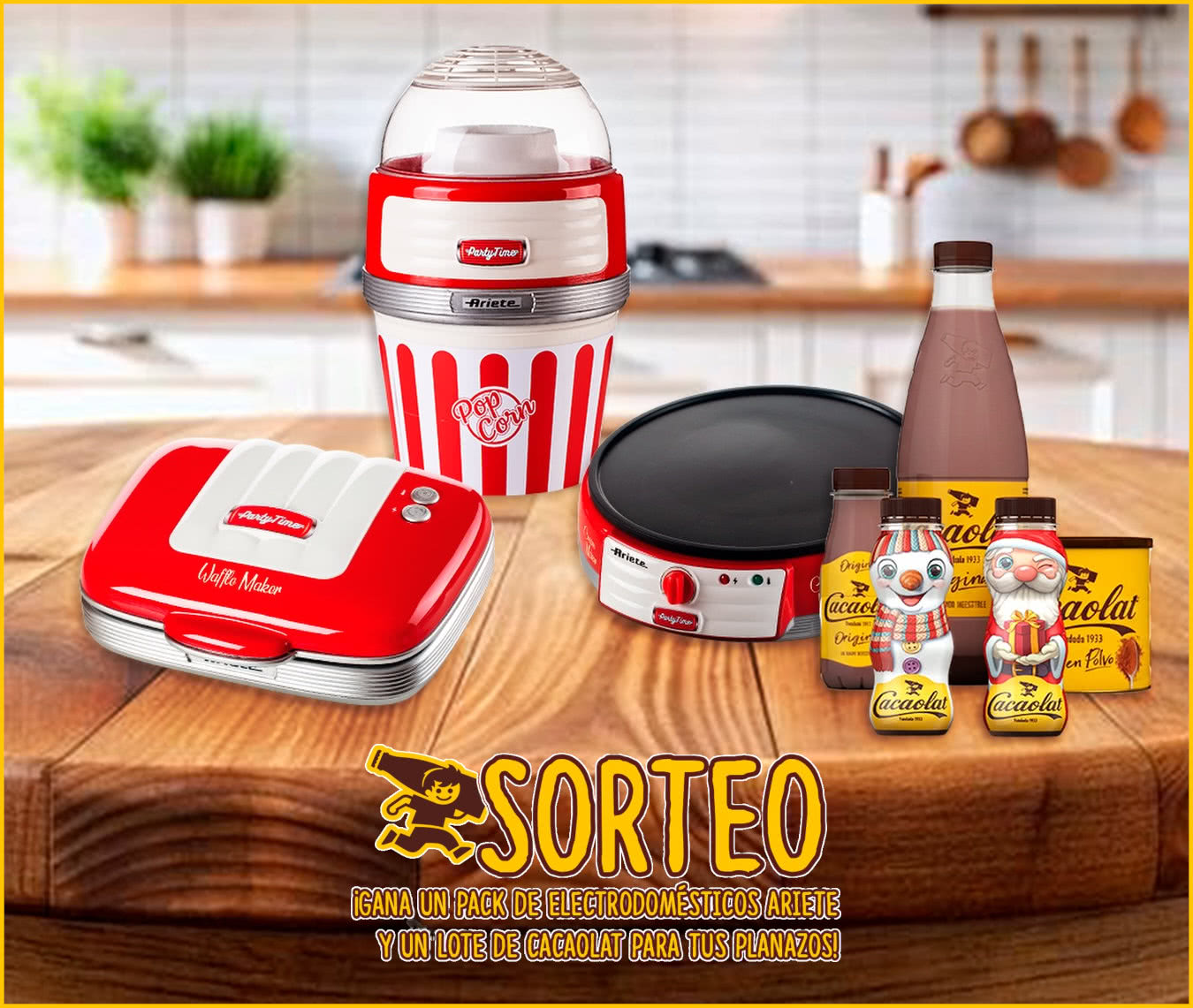 Sorteo Cacaolat Pack Electrodomésticos Lote