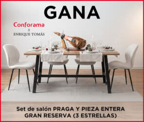 Sorteo Conforama Set Salon Praga