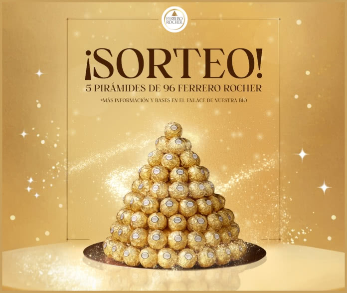 Sorteo Ferrero Rocher 5 Piramides 96 Bombones