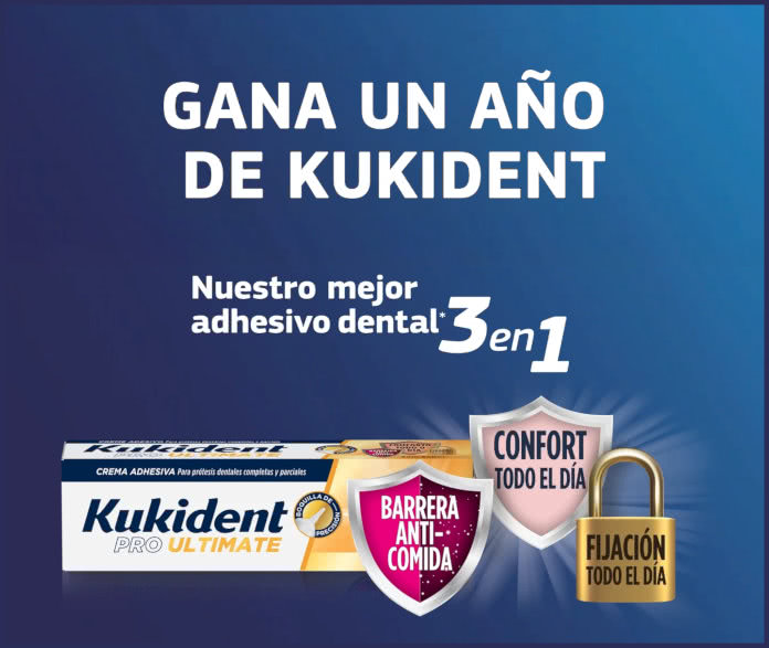 Sorteo Kukident Lote 12 Meses Pro Ultimate